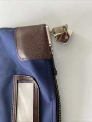 Honeywell Key Lock Deposit Bag with 2 Keys Vinyl Navy Blue Model 6505