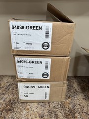 Green Thermal Paper 2.250 x 80’ 55 Gram Thermal 50 Rolls