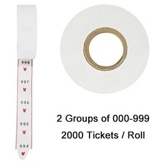 Ticket Number Dispenser|Take a Number Machine with 3 Digit 000-999 for Bank Deli