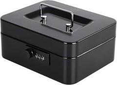 Medium Portable Cash Box with Secure Combination Lock – Durable Steel Design