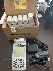 VERIFONE NURIT 8000/8010/8020 WIRELESS CREDIT CARD TERMINAL COMPLETE SET UP