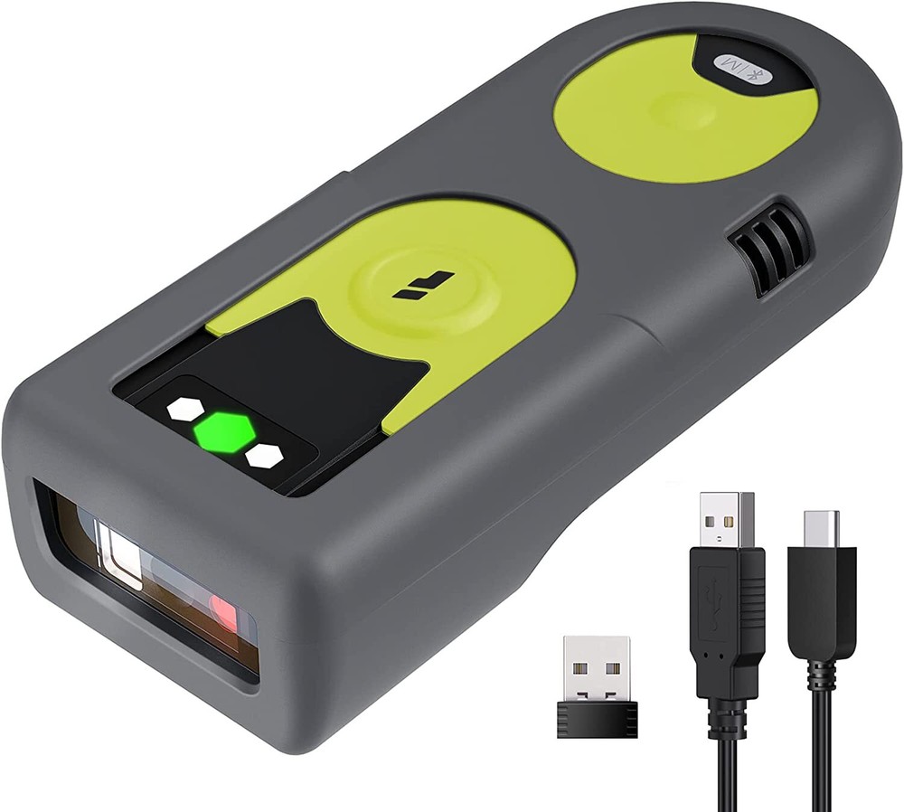 Bluetooth Scanner 2D Barcode Scanner 2.4Ghz USB Adapter Exclusive Shortcut