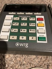 Vintage credit card Machine terminal scanner WRG Retro base body only untested