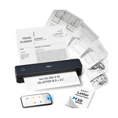 PRT Inkless Portable Printer for Travel, Wireless Thermal Printer Support 8.5…
