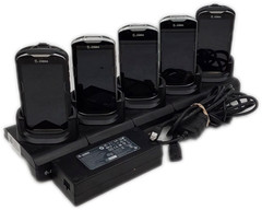 Zebra 3 TC520K, 2 TC510K Barcode Scanners w/ Charger ShareCradle