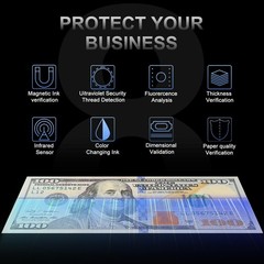 LOLARAN AL1000 Money Counter Machine with Value Counting, Support Dollar and…