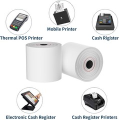 50-500 Rolls Case 2 1/4″ x 165′ Thermal Cash Register Credit POS Receipt Paper