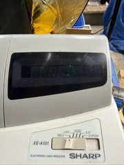 Sharp XE-A101 Electronic Cash Register Cash Drawer TESTED – NO KEYS