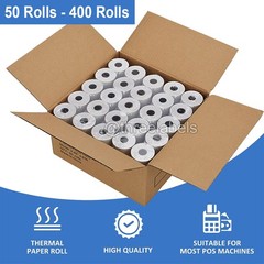 2 1/4″ x 85′ Thermal Paper Credit Card Cash Register POS Receipt Paper 85ft 57mm