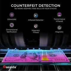 Cassida 6600 UV/MG Bill Counter