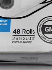 Member’s Mark 48 Pack Thermal Receipt Paper Rolls, 2 1/4″ X 50′
