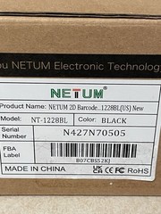 FOR PARTS READ -NETUM 2D Barcode Scanner 2.4G Wireless & Bluetooth & USB Wired