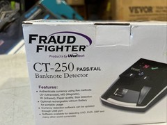 Fraud Fighter CT-250 Digital Counterfeit Detector-NEW