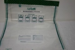 Safelok Security Tamper Evident Currency Deposit Bags 20” x 14” serial numbered