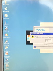 Micros Workstation 5A POS Touchscreen Terminal/STAND 400814-101C & Epson TM-T88V