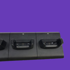 Zebra Model CRD4S-RFD8500-1R Black Wired Charger Cradle 4-Slot For RFD8500