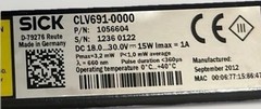 SICK CLV691-0000 Barcode Scanner / Fixed Mount Industrial Scanner