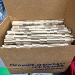 1000 Preformed Coin Kraft Wrappers For Canada Loonie / US Small Dollar Size NEW