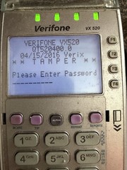 Lot of 3 Verifone VX520 & Pax S300 Credit Card Machine Terminal Readers Power On