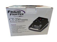 Fraud Fighter CT-250 Digital Counterfeit Detector-NEW
