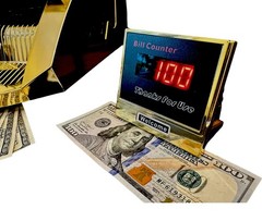 Upromax Gold Money Counter Machine – UV/MG/IR Fake Money Detector & Cash Box …