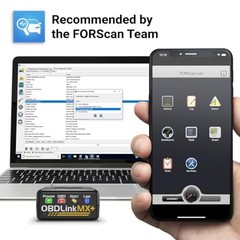 MX+ OBD2 Bluetooth Scanner for iPhone, Android, and Windows