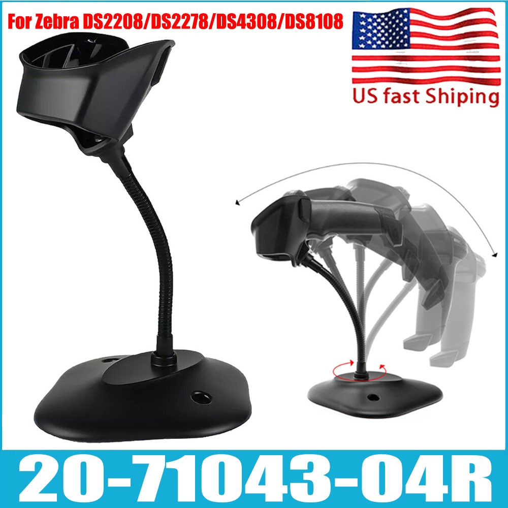 New Zebra 20-71043-04R Scanner Stand for Zebra DS2208/DS2278/DS4308/DS8108 US