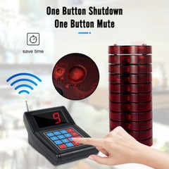 Retekess TD165 Pagers for Restaurants Pager System Queuing 30 Buzzers Cafe Club