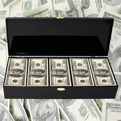 Black Acrylic Lockable Currency Tray, 5 Compartment Money Organizer for Cash,…