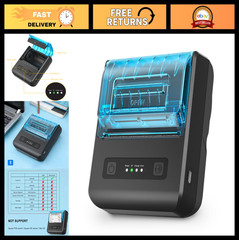 Portable 80mm Mini Thermal Receipt Printer – Mobile Bill Ticket Printer for Andr