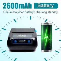 MRBOSS 80mm Portable Bluetooth Receipt Printer – Easy-to-connect Thermal Receipt