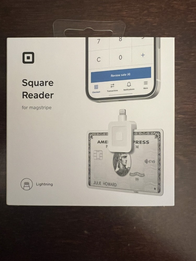 Square A-SKU-0523-02 Reader For Magstripe Lightning Connector BRAND NEW Sealed