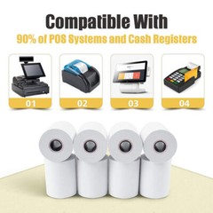 50-200 Rolls Case 2 1/4″ x 85′ Thermal Cash Register Credit Card Receipt Paper