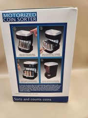 Magnif Motorized Electric Coin Sorter Automatic Sort Battery Powered