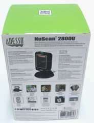 Sealed Adesso NuScan 2800U Omnidirectional 2D USB Desktop Barcode Scanner