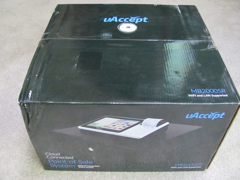 uAccept MB2000SR Cloud Connected Point of Sale System w/8” Integrated Touch Scre
