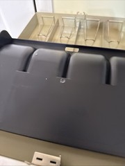 MMF Industries Metal Cash Box Bill and Coin Tray-Combination Lock Nice Shape