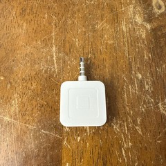 Square Credit Debit Card Reader 3.5mm Headphone Aux Jack White iPhone Android