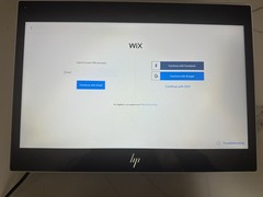 Wix.com HP POS system retail, white, 15.6 in