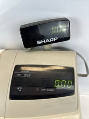 Sharp XE-A201 Cash Register w/ Cash Drawer Key Programmable – PARTS ONLY