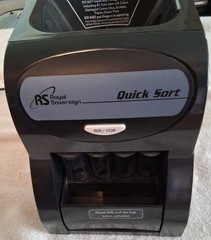 Royal Sovereign QS-1AC Electric 1 Row Coin Sorter Tested