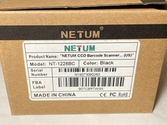 NETUM Barcode Scanner 2.4G Wireless Bluetooth & USB NT-1228BC New in Box