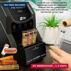 Nadex 36SN Automatic Coin Sorter and Wrapper