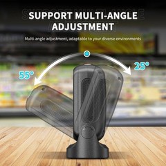 NetumScan NS-40 Desktop Barcode Scanner Black 1D 2D QR CMOS Hands-Free New USB