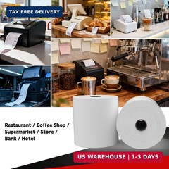 3 1/8 x 230 Thermal Paper Receipt Rolls, HUOJI 10 rolls Receipt Paper Fits Star