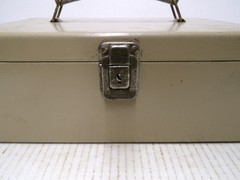 Metal Cash Box Removeable Tray