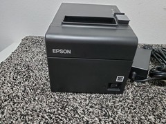 Epson TM-T20III Thermal Serial Receipt Printer With Power Adapter w Thermo Rolls