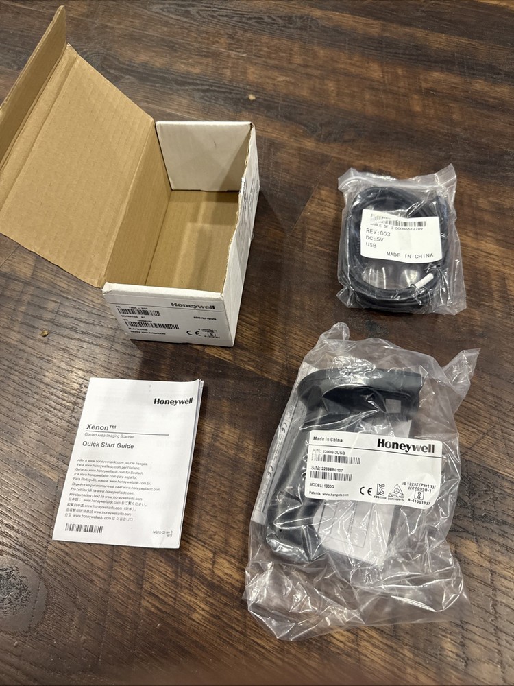 Honeywell Hyperion 1300G-2USB 1D Barcode Scanner Handheld Reader With USB Cable