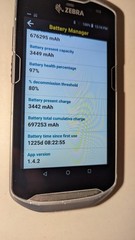 Zebra TC56 Zebra TC56 TC56CJ Android Barcode Scanner not factory reset