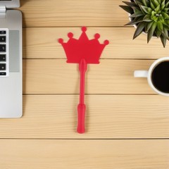 Lightweight Portable Payment Wand Clip in Red for Contactless Card Transactions